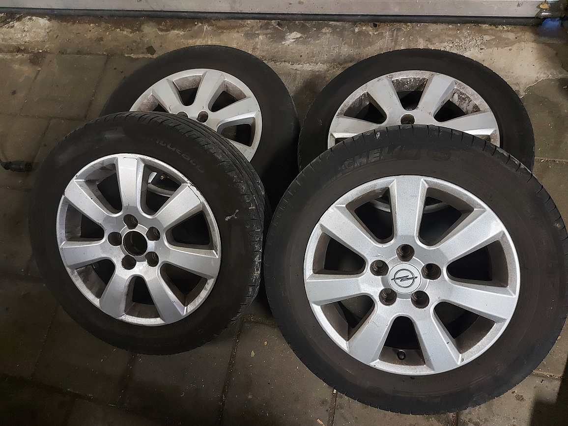 verschijnen Tien Buitenshuis Set 16 inch LM velgen + banden Opel Zafira - autoparts guna