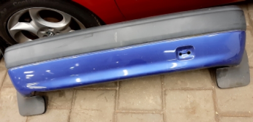 Achterbumper blauw Citroen Saxo 2002