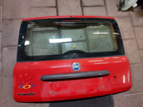 Achterklep rood Fiat Panda 2004