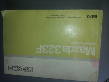 Instructie boekje Mazda 323f bg 1989-1994