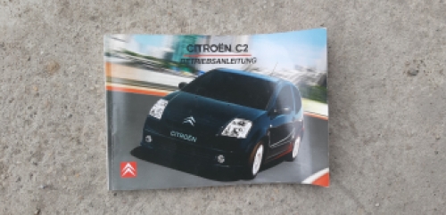 Instructie boekje Citroen C2 uit 2004