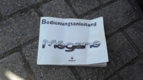 Duits instructie boekje Megane Coupe 2001