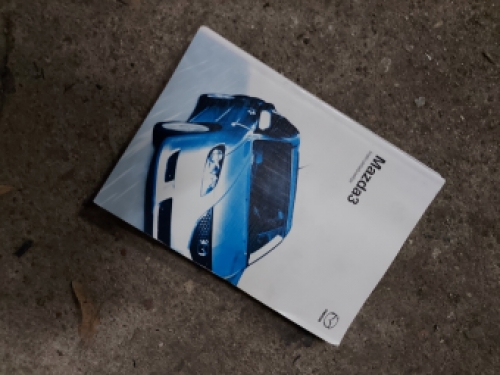 Instructie boekje Mazda 3