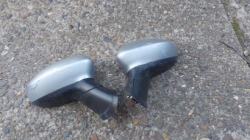 Set licht grijze buitenspiegels Fiat Punto 2007