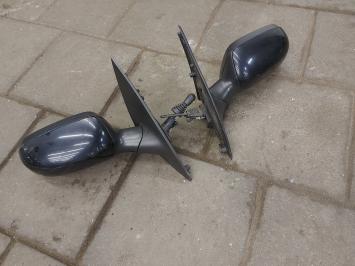 Set zwarte buitenspiegels Opel Corsa C
