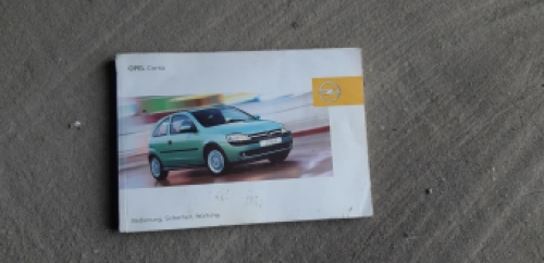 Duits instructie boekje Opel Corsa C