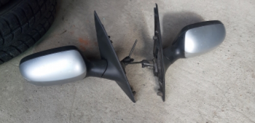 Set grijze buitenspiegels Opel Corsa C