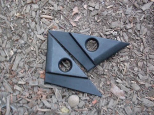 Set kapjes bij de buitenspiegels Honda Civic 1992-1995