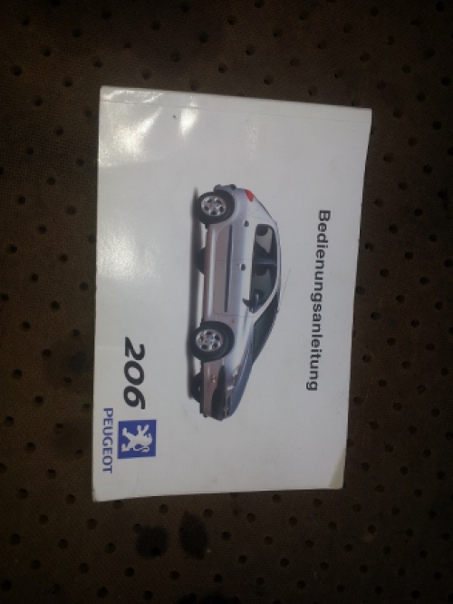 Instructie boekje Peugeot 206 uit 2001