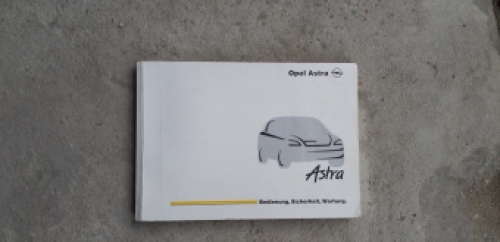 Instructie boekje Opel Astra G