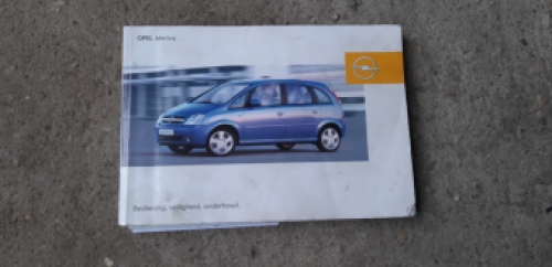 Instructie boekje Opel Meriva 2004