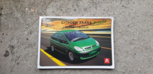 Instructie boekje Citroen Xsara Picasso 2004