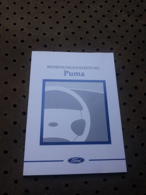 Duits instructie boekje Ford Puma 1999