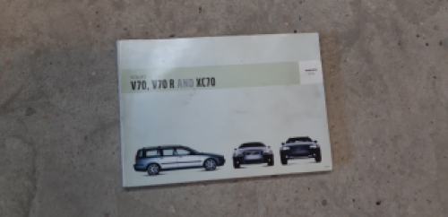 Instructie boekje Volvo V70 uit 2004