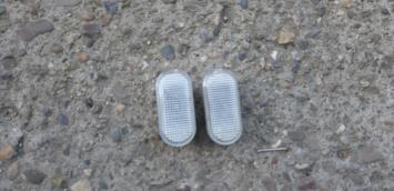 Set witte knippers voor schermen Micra 2004