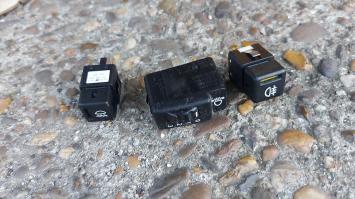 Set licht knopjes bij lichtknop Opel Agila 2002