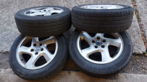 Set 16 inch originele Volvo LM velgen, steek 5 x 108