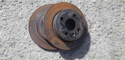 Set achterste remschijven Opel Astra G