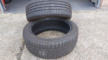 2 x 215-45-17 inch Bridgestone Zomer banden